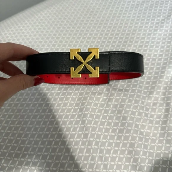 Off-White | Accessories | Offwhite Black And Red Belt With  display picture 1
